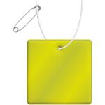 RFX™ H-16 square lightweight reflective PVC hanger Neon yellow