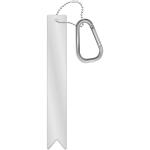 RFX™ H-9 lightweight reflective PVC hanger with carabiner White