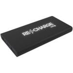 SCX.design P40 10.000 mAh kabellose Powerbank mit Leuchtlogo Schwarz