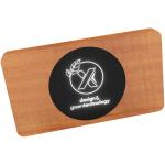 SCX.design P37 5000 mAh kabellose Powerbank aus Holz mit Leuchtlogo Holz