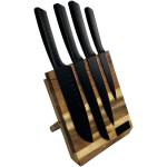 SCX.design K04 kitchen knives and cutting board set Timber