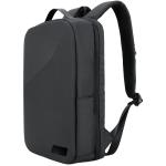 SCX.design L12 shield backpack with built-in 10.000 mAh power bank and 3-in-1 charging cable Black