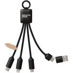 SCX.design C13 20W 5-in-1 charging cable Black