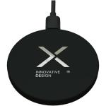 SCX.design W37 15W extra slim kabelloses Ladepad aus recyceltem Aluminium Schwarz