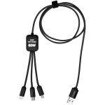 SCX.design C35 5 in 1 Ladekabel Schwarz