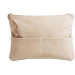 Citizen Green Zipzip organic cotton accessory pouch Nature