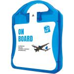 MyKit Flugzeug Reiseset Transparent blau