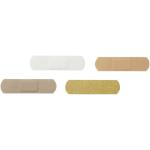 5-pieces plasters with full colour printed paper envelope White/clip neck clear