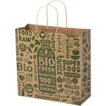 Kraft 120 g/m2 paper bag with twisted handles - X large Nature