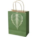 Landwirtschaftliche Altpapiertasche, 150 g/m², mit gedrehten Tragegriffen – 18 x 9 x 23 cm Weiß