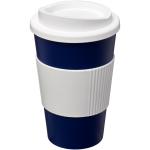 Americano® 350 ml insulated tumbler with grip Blue/white