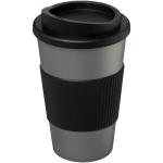 Americano® 350 ml insulated tumbler with grip Silver/black