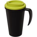 Americano® Grande 350 ml insulated mug, black Black, lime