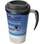 Brite-Americano® grande 350 ml insulated mug Black/silver