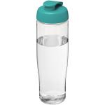 H2O Active® Tempo 700 ml Sportflasche mit Klappdeckel Transparent türkis