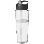 H2O Active® Tempo 700 ml Sportflasche mit Ausgussdeckel Transparent schwarz