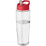 H2O Active® Tempo 700 ml Sportflasche mit Ausgussdeckel Transparent rot