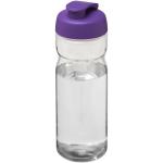 H2O Active® Base 650 ml Sportflasche mit Klappdeckel Transparent lila