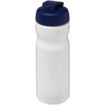 H2O Active® Base 650 ml Sportflasche mit Klappdeckel Weiß/blau