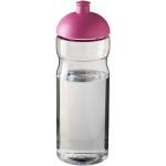 H2O Active® Base 650 ml Sportflasche mit Stülpdeckel, rosa Rosa,transparent