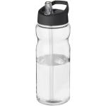 H2O Active® Base 650 ml spout lid sport bottle Transparent black