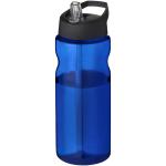 H2O Active® Base 650 ml Sportflasche mit Ausgussdeckel, blau Blau,schwarz