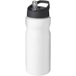 H2O Active® Base 650 ml Sportflasche mit Ausgussdeckel Weiß/schwarz