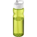 H2O Active® Base 650 ml Sportflasche mit Ausgussdeckel, weiß Weiß, lindgrün