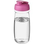 H2O Active® Pulse 600 ml flip lid sport bottle, pink Pink,transparent