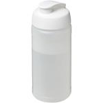 Baseline® Plus 500 ml flip lid sport bottle Transparent white