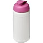 Baseline® Plus 500 ml Sportflasche mit Klappdeckel Rosa/weiß