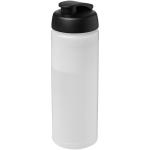 Baseline® Plus 750 ml flip lid sport bottle Transparent black