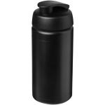 Baseline® Plus grip 500 ml Sportflasche mit Klappdeckel Schwarz