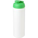Baseline® Plus grip 750 ml Sportflasche mit Klappdeckel Weiß/grün