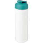 Baseline® Plus grip 750 ml Sportflasche mit Klappdeckel Pastell-blau/weiß