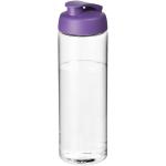 H2O Active® Vibe 850 ml flip lid sport bottle Transparent lila