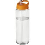 H2O Active® Vibe 850 ml spout lid sport bottle Transparent orange