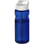 H2O Active® Eco Base 650 ml Sportflasche mit Ausgussdeckel Blau/weiß