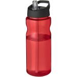 H2O Active® Eco Base 650 ml Sportflasche mit Ausgussdeckel Rot/schwarz