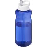 H2O Active® Eco Big Base 1L Sportflasche mit Ausgussdeckel Blau/weiß