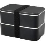 MIYO Renew double layer lunch box, granite Granite, black