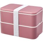 MIYO Renew Doppel-Lunchbox Rosa/weiß