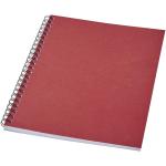 Desk-Mate® A5 farbiges Notizbuch mit Spiralbindung Rot