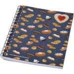 Desk-Mate® A6 colour spiral notebook Dark blue