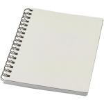 Desk-Mate® A6 farbiges Notizbuch mit Spiralbindung Elfenbeinfarbig