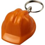 Kolt hard hat-shaped recycled keychain Orange