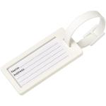 River recycled window luggage tag White