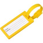 River recycled window luggage tag Yellow