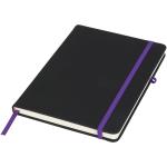 Noir medium notebook, black Black, purple