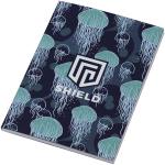 Novella Austen A6 soft cover notebook - 50 sheets Aztec blue